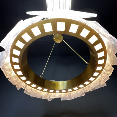 Подвесная люстра Frost Patterns & Brass D60