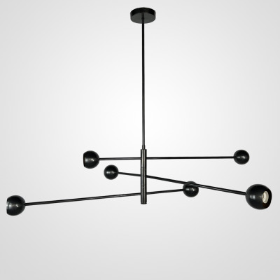 Люстра на штанге SALME L6 A Black