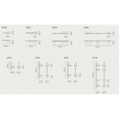 Бра PALMA Wall lamp 1 шар