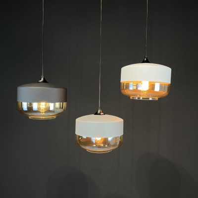 Подвесной светильник NORD D D25 White/Amber