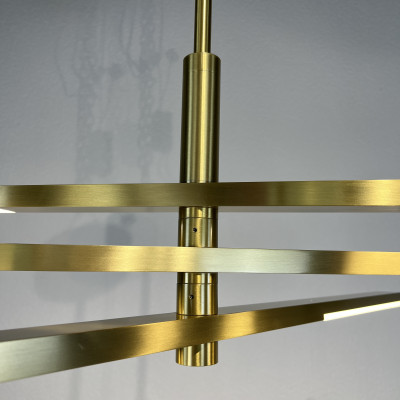 Люстра на штанге ORTON на 3 D96 Gold