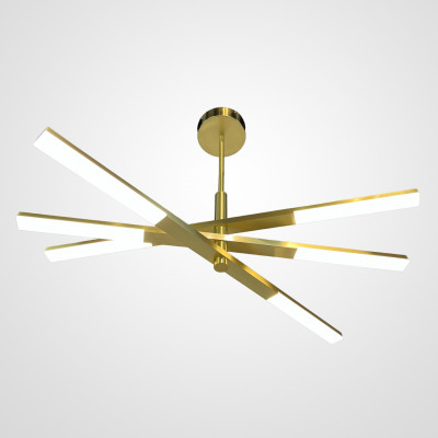 Люстра на штанге ORTON на 3 D96 Gold