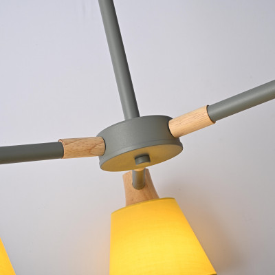 Люстра на штанге NATURA A YELLOW 3