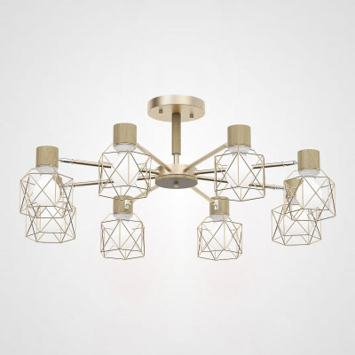 Потолочная люстра CORF B3 Champagne 8 lamps