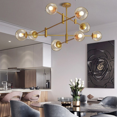 Люстра на штанге GAP золото