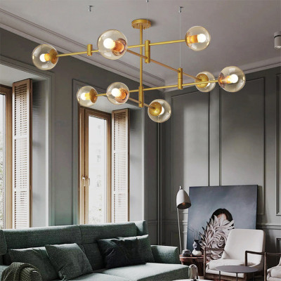 Люстра на штанге GAP золото