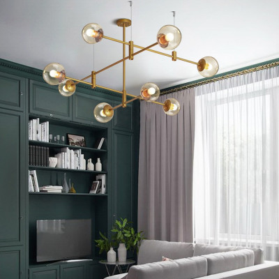 Люстра на штанге GAP золото