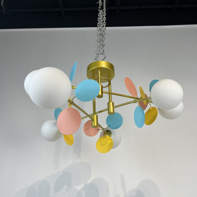 Потолочная люстра Light of MATISSE B D80 Gold Multicolor