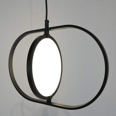 Подвесной светильник ARVET горизонтальный Черный