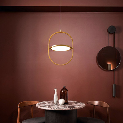 Подвесной светильник ARVET горизонтальный Золото