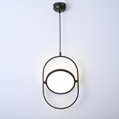 Подвесной светильник ARVET вертикальный Чёрный