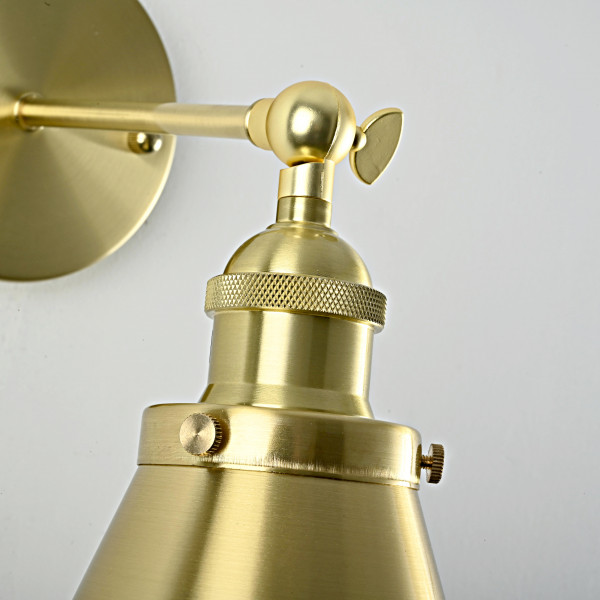 Бра Cone 20th c.Factory Filament Gold II от ImperiumLoft