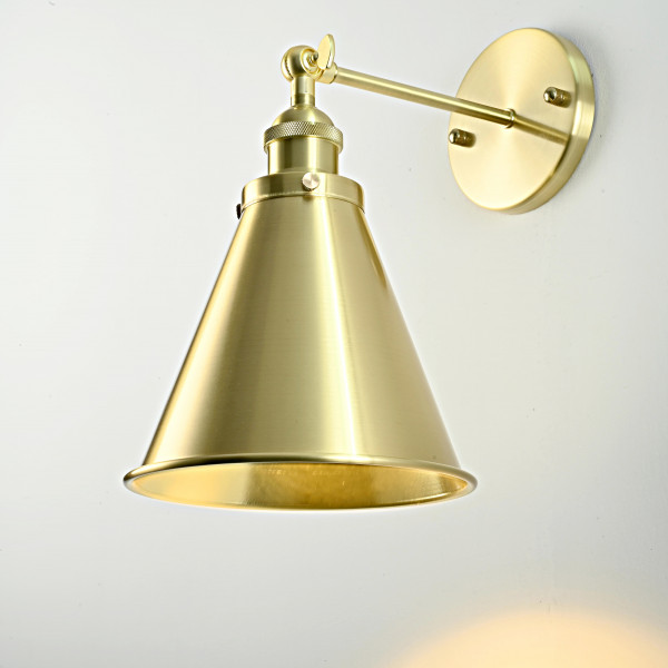 Бра Cone 20th c.Factory Filament Gold II от ImperiumLoft