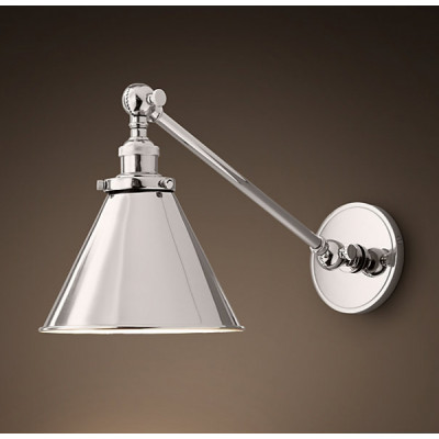 Бра 20TH C Library Single Sconce silver