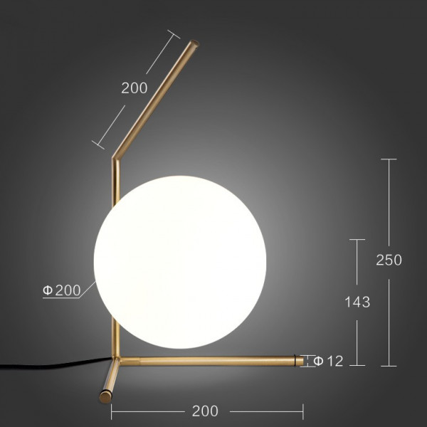 Настольная лампа STEM TAB D22,5 от ImperiumLoft