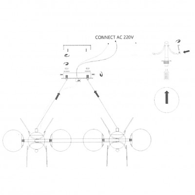 Подвесная люстра Light of MATISSE R D130
