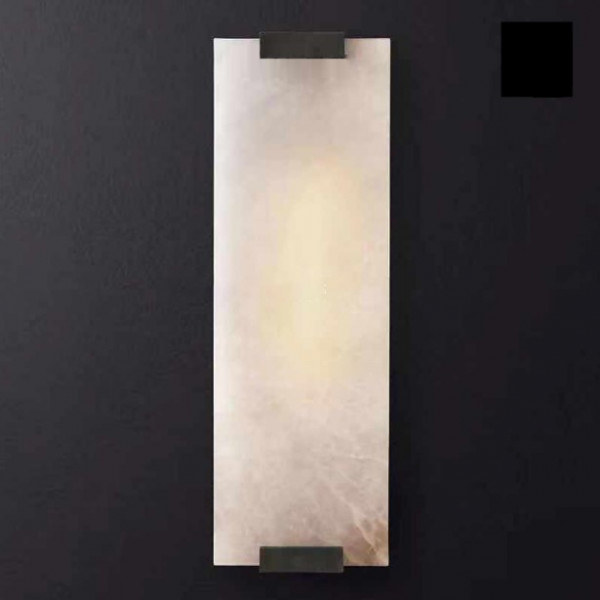 Бра Marble Rectangle Wall Lamp Black от ImperiumLoft