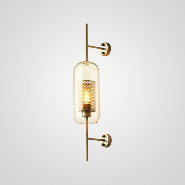 Настенный светильник CATCH WALL cylinder L67 brass от ImperiumLoft