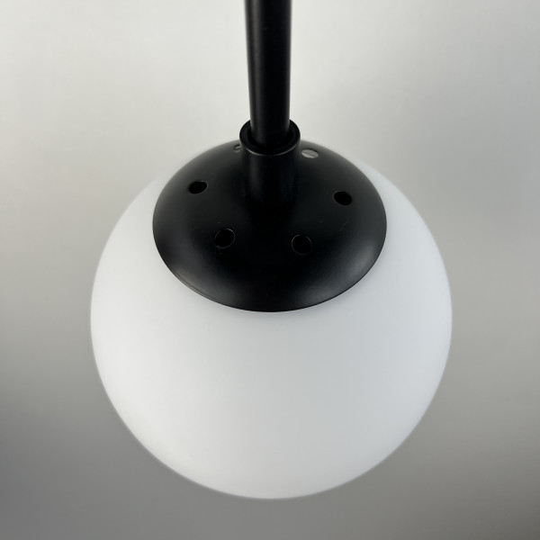 Бра Modo 2 Globes Black and white glass от ImperiumLoft