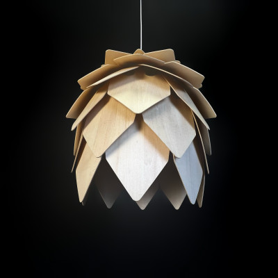 Подвесной светильник Crimea Pine Cone natural wood D50