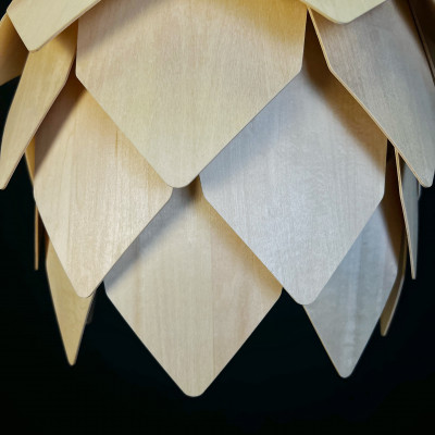 Подвесной светильник Crimea Pine Cone natural wood D50