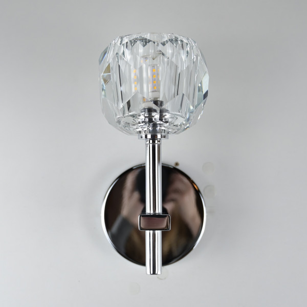 Бра Boule de Cristal Single Sconce Chrome от ImperiumLoft