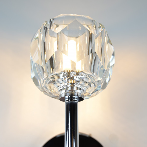 Бра Boule de Cristal Single Sconce Chrome от ImperiumLoft