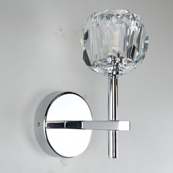 Бра Boule de Cristal Single Sconce Chrome от ImperiumLoft