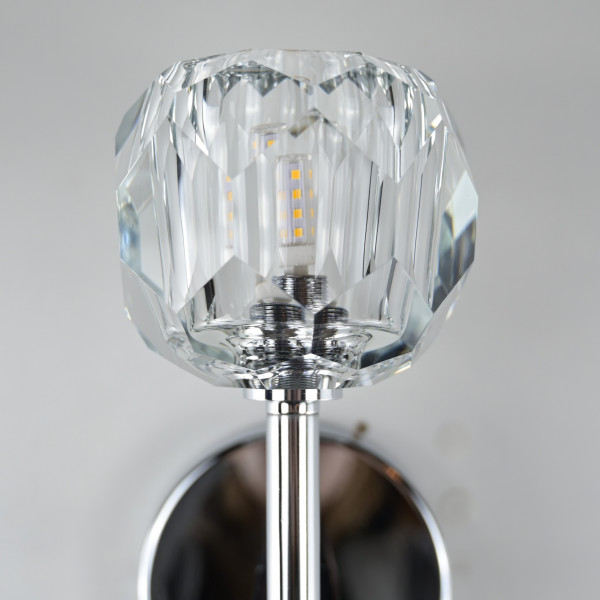 Бра Boule de Cristal Single Sconce Chrome от ImperiumLoft