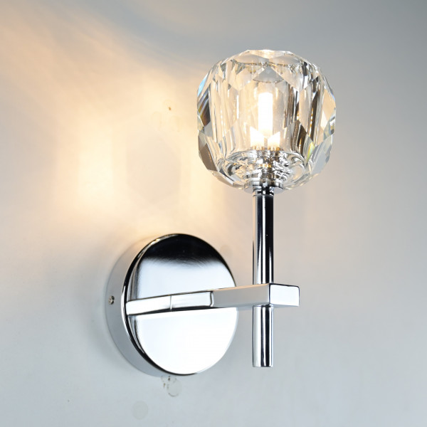 Бра Boule de Cristal Single Sconce Chrome от ImperiumLoft