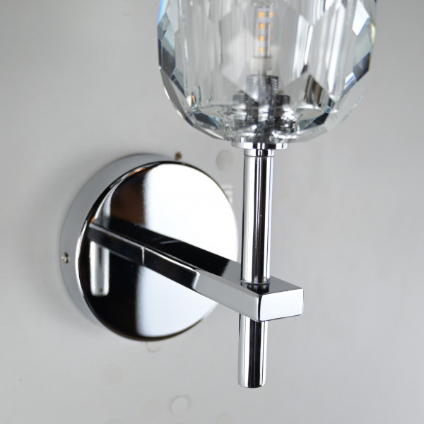 Бра Boule de Cristal Single Sconce Chrome от ImperiumLoft