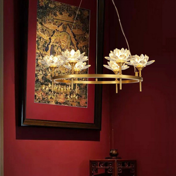 Подвесная люстра LOTOS D80 8 lamps от ImperiumLoft