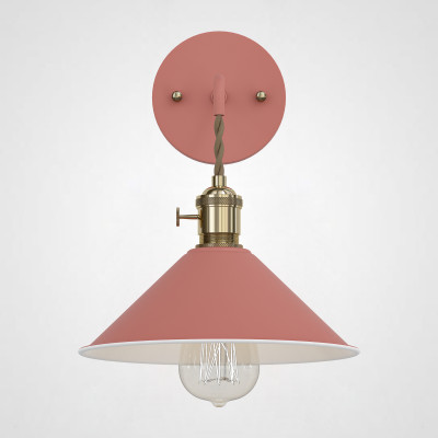 Бра с подвесным плафоном BRAID WALL Pink