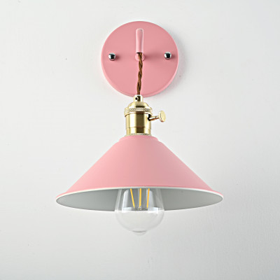 Бра с подвесным плафоном BRAID WALL Pink