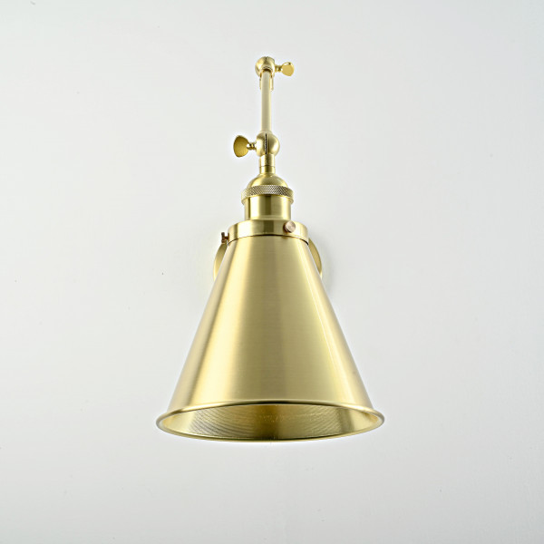 Бра Gloce Cone Shade Loft Industrial Metal Tall Gold от ImperiumLoft