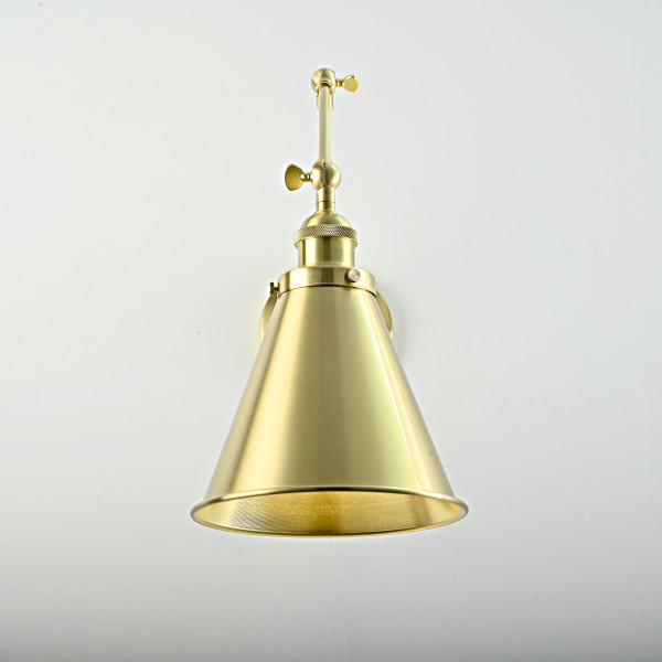 Бра Gloce Cone Shade Loft Industrial Metal Tall Gold от ImperiumLoft