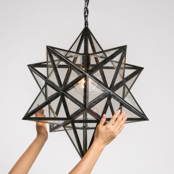 Люстра Black Star Clear Glass 50 см