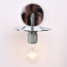 Бра RH Utilitaire Knurled Disk Shade Sconce Silver