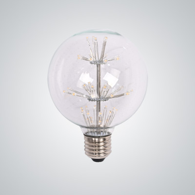 Лампа прозрачная с елочкой LED Е27 1.5W