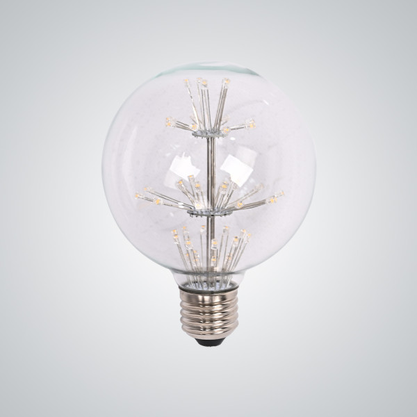 Лампа прозрачная с елочкой LED Е27 1.5W