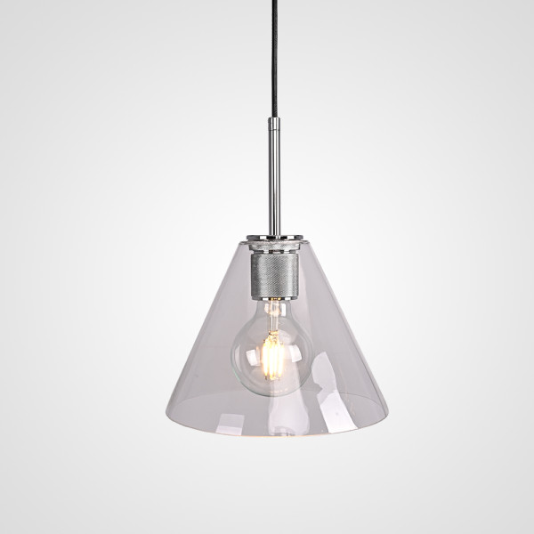 Подвесной светильник RH Utilitaire Funnel Pendant Silver
