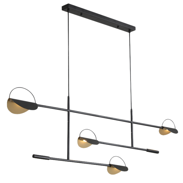 Люстра BOLIA LEAVES PENDANT Black 3000К