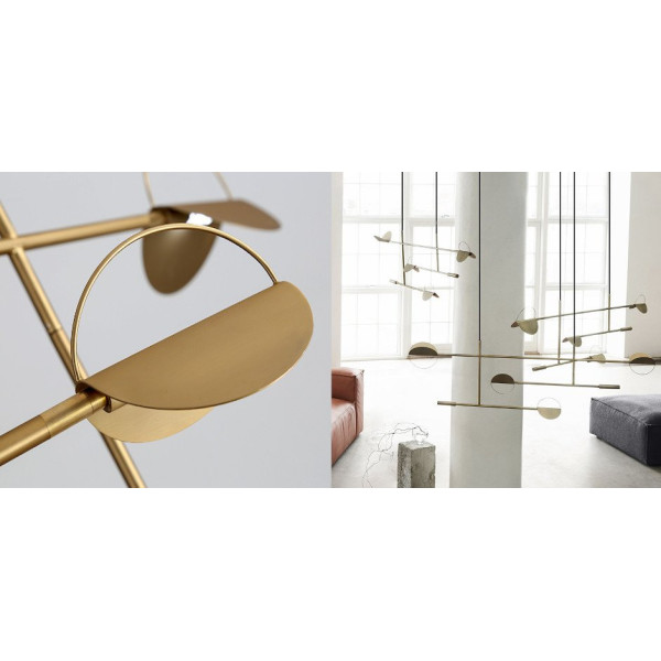 Люстра BOLIA LEAVES PENDANT Brass 3000К Люстра BOLIA LEAVES PENDANT Brass 3000К