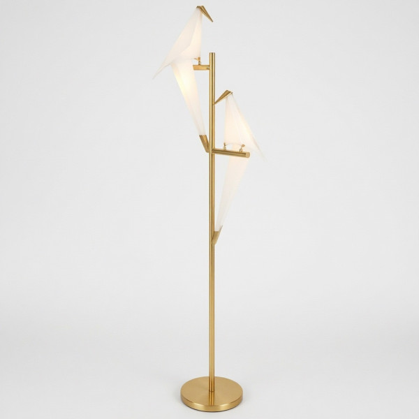 Торшер Origami Bird Floor two lamps