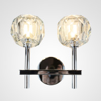Бра  Boule de Cristal Double Sconce Chrome