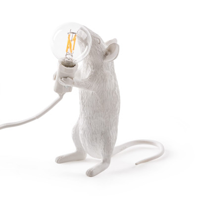 Настольная лампа Mouse Standing White Right