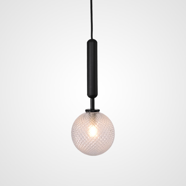 Подвесной светильник RAFFIN Black/Transparent
