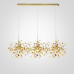 Подвесной светильник Tezani Argent Suspension Linear Gold 3 L110
