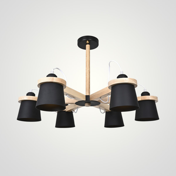 Люстра на штанге NATURA B6 Black