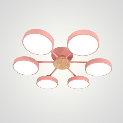 Потолочная люстра MOVE 6 Pink